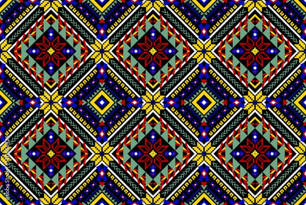 Obraz Geometric ethnic seamless pattern,African ethnic seamless pattern 