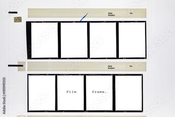 Obraz  120 film Medium format frame.film frame. copy space.text space.