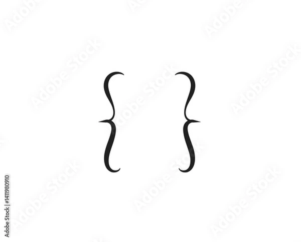 Fototapeta png message text letter background white calligraphic icon element decoration communication symbol greeting retro drawing ornament clean frame type style black typography character vector card