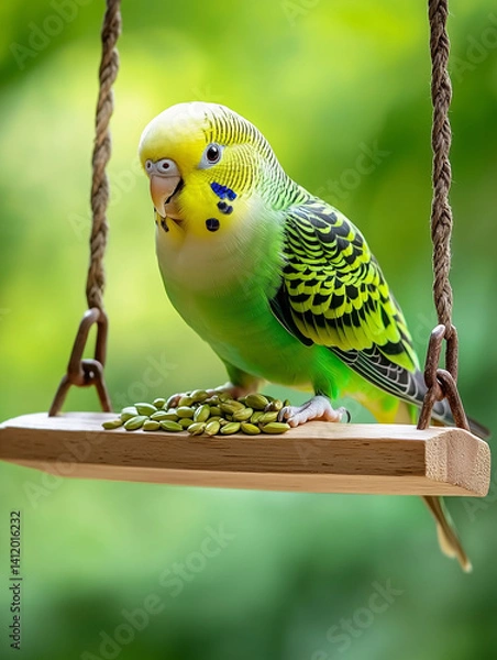 Fototapeta Snack Time Budgie