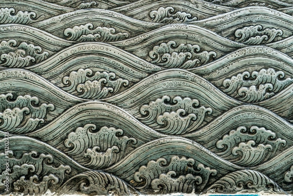 Obraz Sea wave pattern art