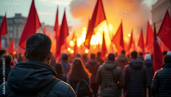 Fototapeta Refined International Workers� Day Visuals: Dignified Portraits, Iconic Protests & Culturally Rich Stock Images for Editorial Campaigns - Photo Stock Concept