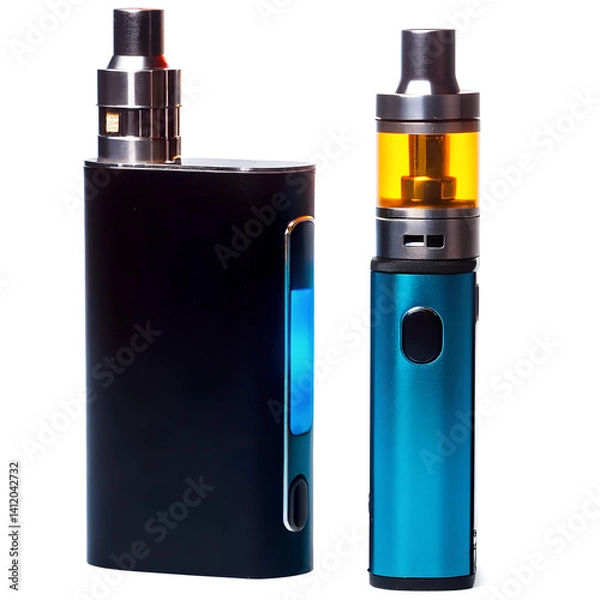 Obraz Electronic cigarette isolated on transparent background