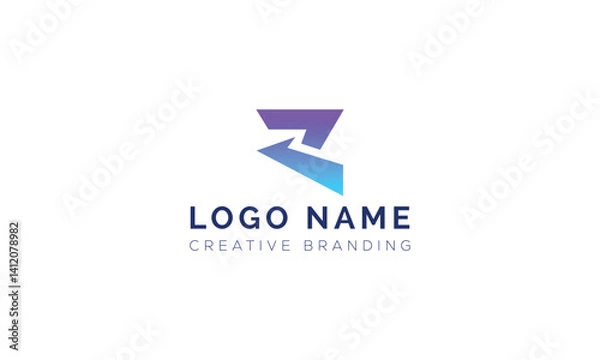 Obraz Minimalist R Logo for Branding and Identity.