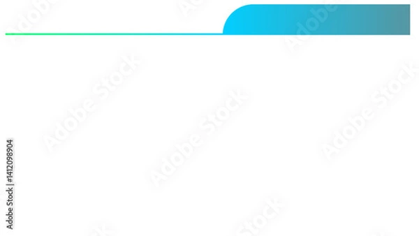 Obraz 動画テロップ素材：寒色-8