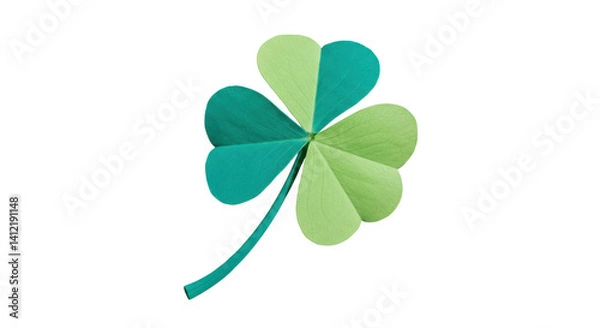 Obraz Isolated four leaf clover