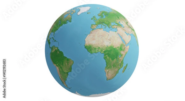 Obraz Isolated globe