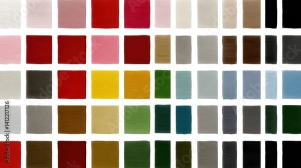 Fototapeta Exploring the spectrum, a comprehensive collection of vibrant paint colors for artistic expression