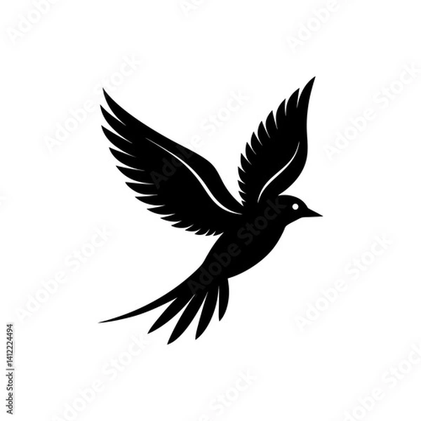 Obraz vector illustration of a bird