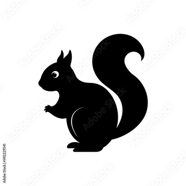 Fototapeta squirrel with acorn