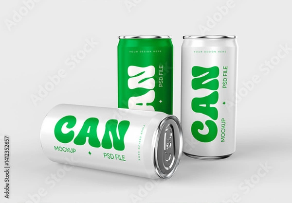 Obraz Premium Soda Can Mockup