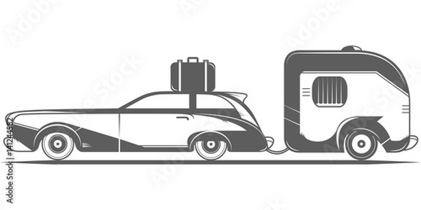 Obraz Vintage camping car.