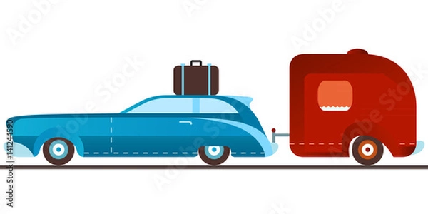 Obraz Vintage camping car.