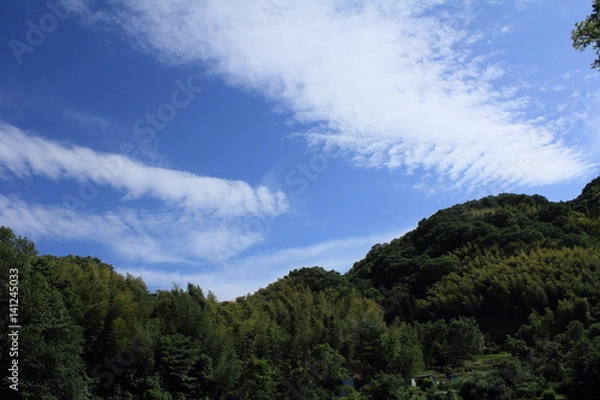 Fototapeta 山と空