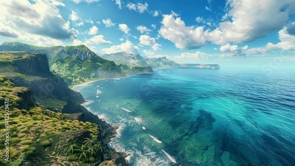 Obraz Fresh Horizon with Blue Tides