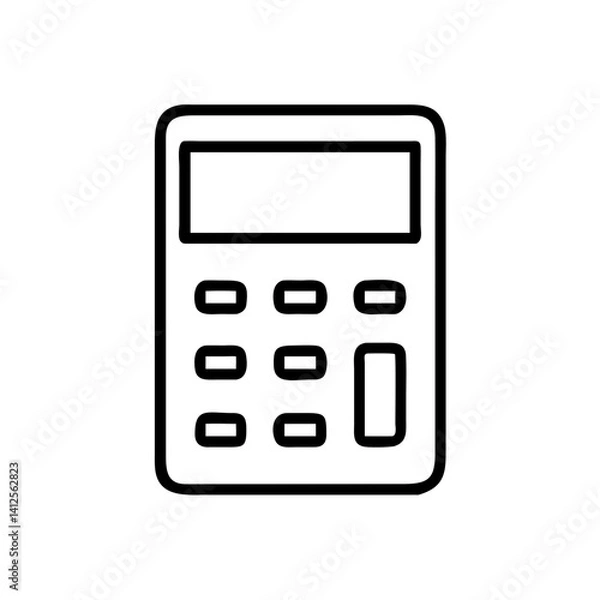 Fototapeta vector calculator icon