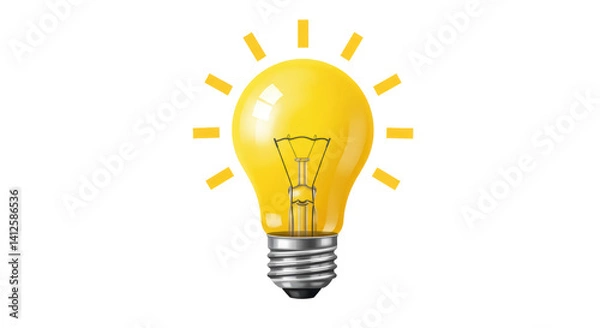 Obraz Isolated Light Bulb