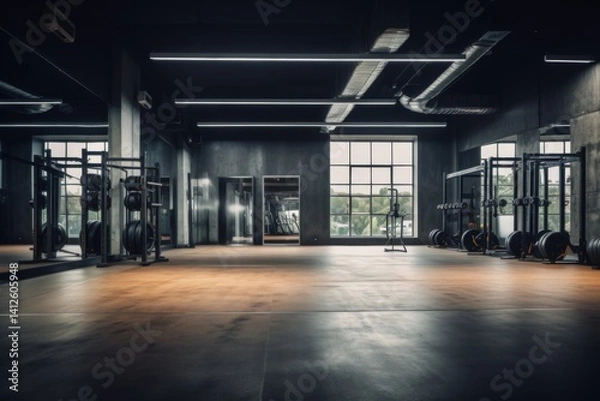 Obraz Empty fitness gym studio interior