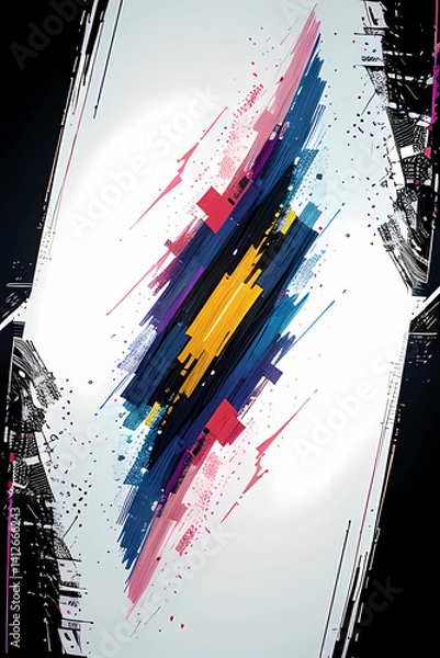 Obraz abstract grunge background vector