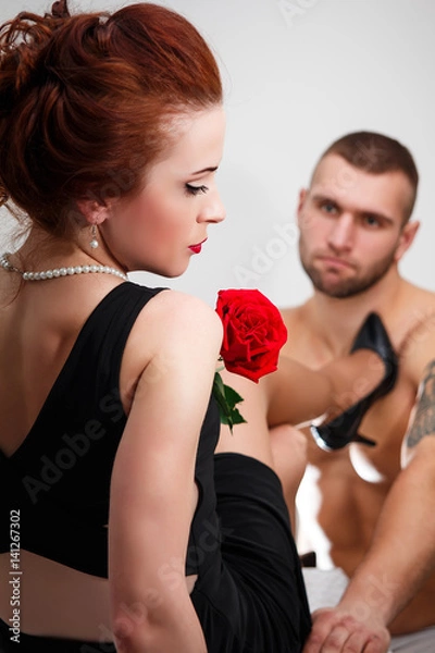 Fototapeta любовники