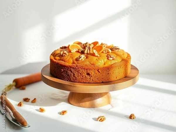 Fototapeta  carrot cake gluten free 