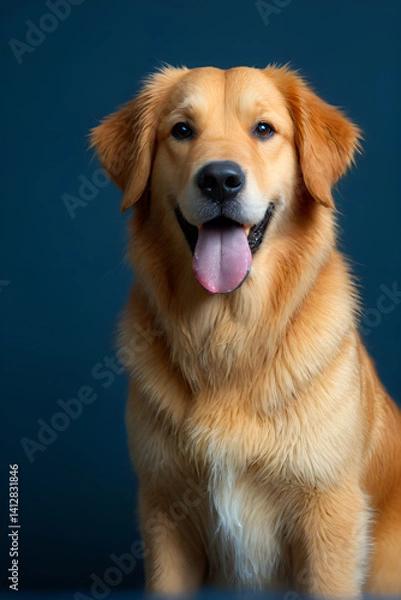 Obraz golden retriever portrait