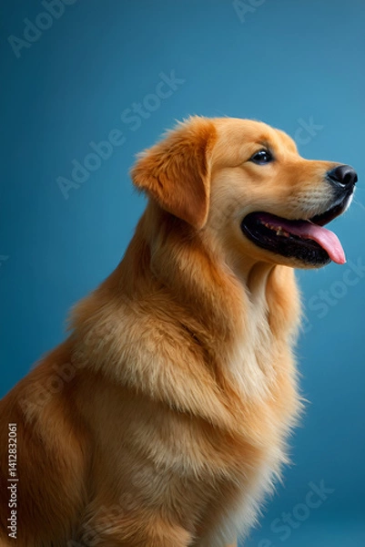 Obraz golden retriever portrait