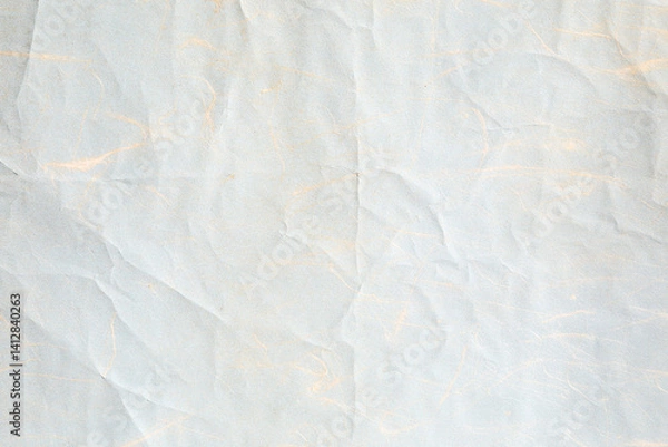 Obraz Old white craft crumpled paper texture