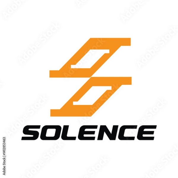 Fototapeta Branding shape logo design 