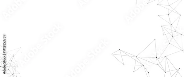 Fototapeta  Vector global network technology concept. Digital technology futuristic internet network speed connection white background.