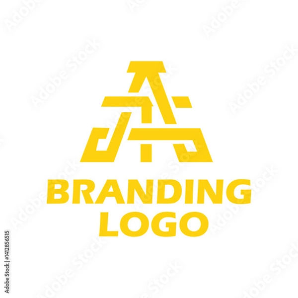 Obraz A latter logo design and art 