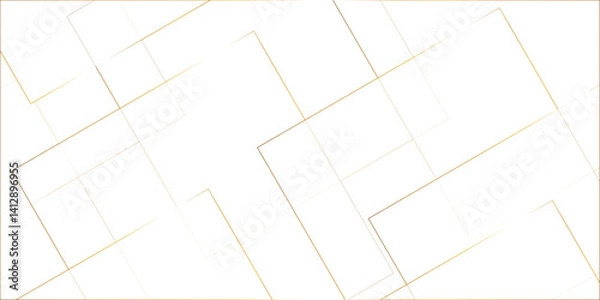 Fototapeta Abstract white and colorful line  technology concept diamond triangle geometric design. modern seamless business technology concept geometric shape. square and triangle with soft shadows as pattern.