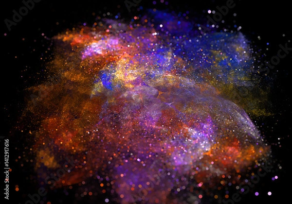 Obraz abstract space background