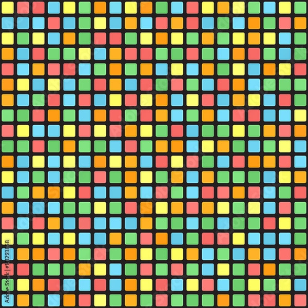 Fototapeta Square pattern. Vector seamless tile background