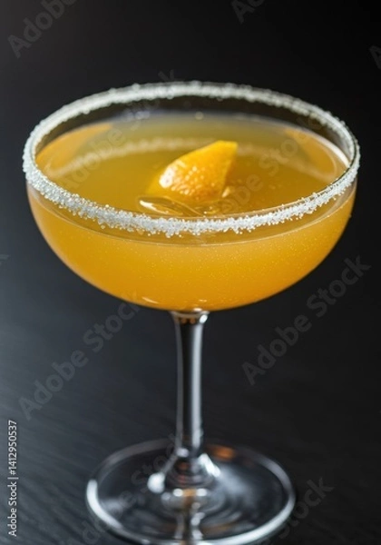 Obraz A Corpse Reviver No. 2 in an absinthe-rinsed glass with citrus sheen.