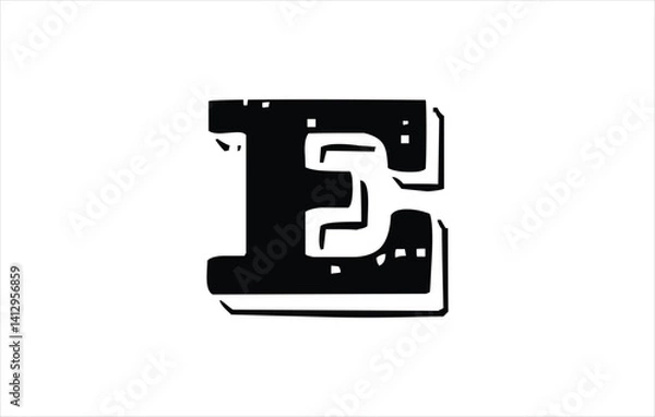 Fototapeta Elegant Letter E logo Vector Template Initial Letter E Logo Design. Creative And Modern E logo