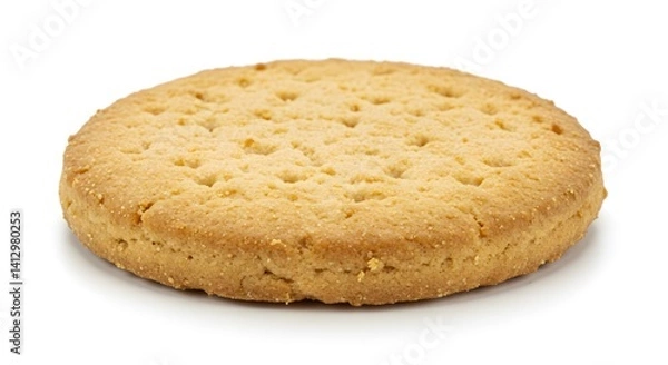 Fototapeta Digestive biscuit cookie white background