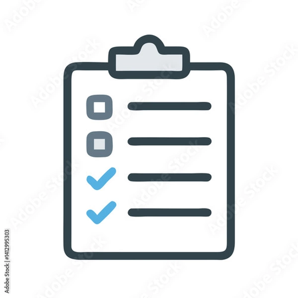 Obraz Checklist Icon Representing Task or To-Do List