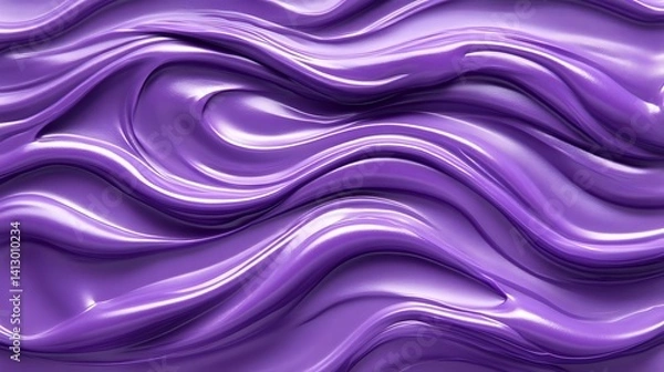 Fototapeta Elegant texture with purple flowing waves perfect for contemporary design