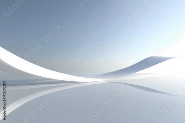 Fototapeta Abstract curve building square background