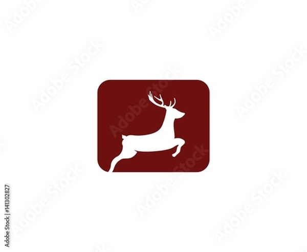 Fototapeta Deer logo