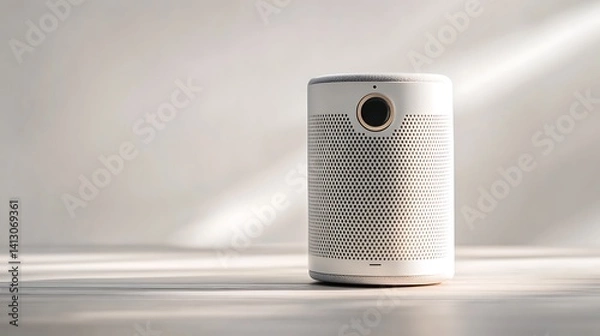 Obraz Portable Projector with Minimalist Design.