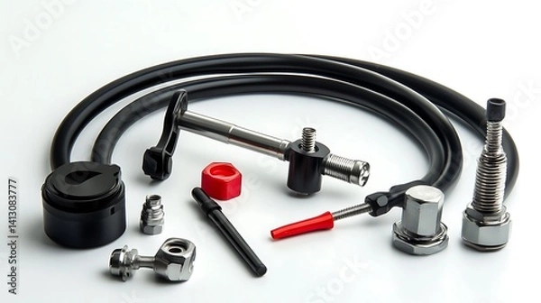 Obraz Beer Brewing System Components.