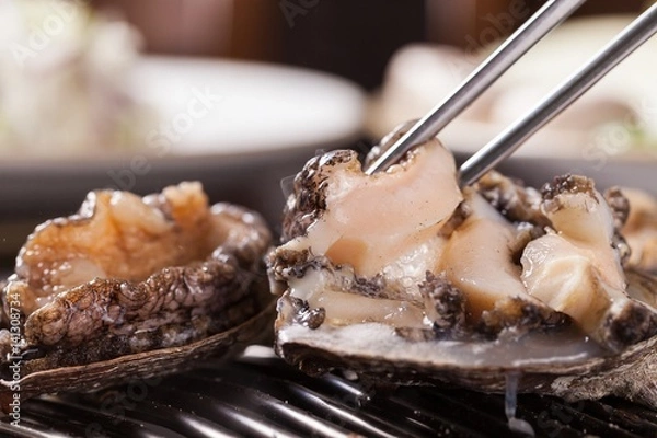 Obraz Grilled Abalones