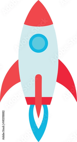 Fototapeta rocket in space