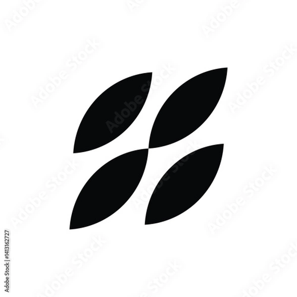 Obraz  abstract geometric shapes and grid