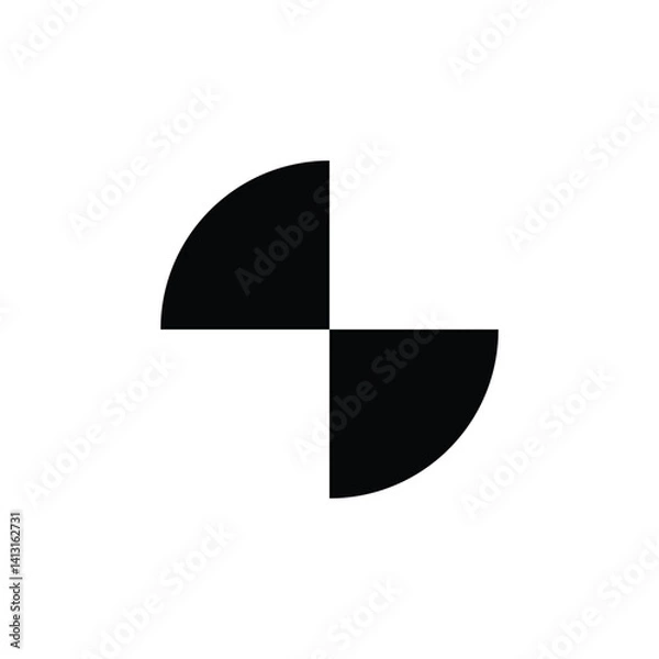 Obraz  abstract geometric shapes and grid