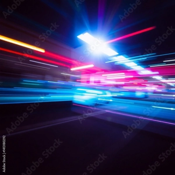 Fototapeta traffic in motion