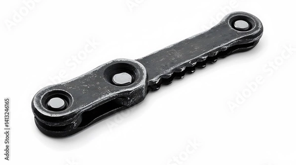 Fototapeta Rusty Metal Chain Link Detail.