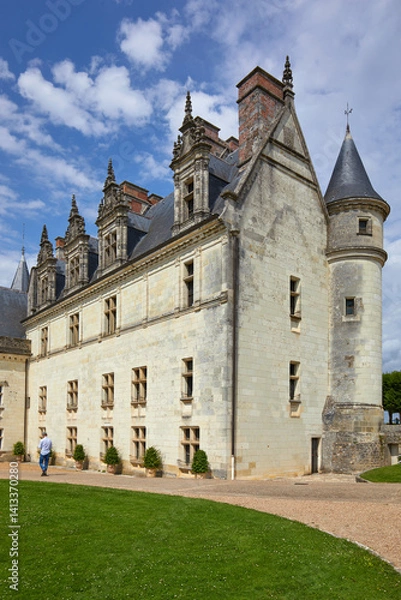Fototapeta Château d'Amboise, Indre-et-Loire département, Loire Valley, France